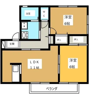 NTヴィレッヂC棟【2階】の間取り