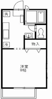サンヒルズA【1階】の間取り
