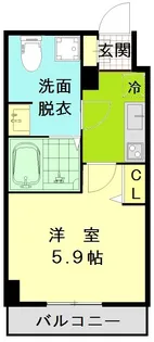 ザ・レジデンス横浜青木橋【3階】の間取り