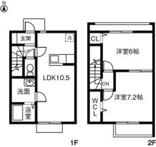 ルミエール白河 Aの間取り
