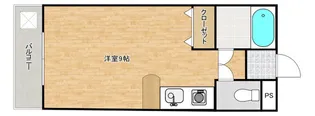 miraizu宇品【3階】の間取り