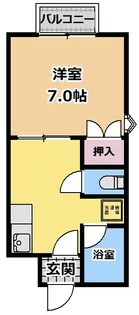 ヒルズいとう【1階】の間取り