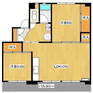 ビレッジハウス備前片上2号棟【3階】の間取り