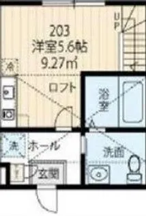 エーデル鶴見【2階】の間取り