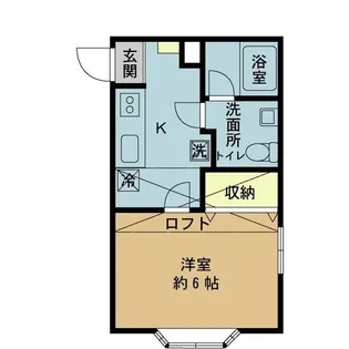 ベルシオン新潟I【1階】の間取り