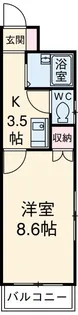 GATHERK【2階】の間取り