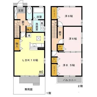 兵庫県三木市大村【一戸建】の間取り