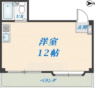 シャトーアサヒ【3階】の間取り