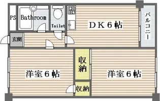 メゾンかせの【3階】の間取り