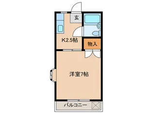 グリーンハイツ君島【1階】の間取り