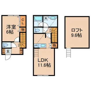神奈川県横浜市南区清水ケ丘【一戸建】の間取り