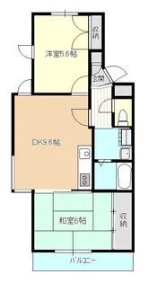 広島県竹原市中央1【マンション】の間取り
