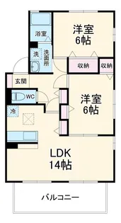 神奈川県秦野市立野台3【アパート】の間取り