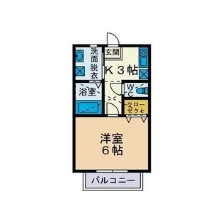 メビラス東海大【2階】の間取り