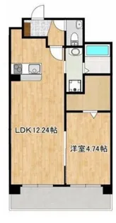 ラ・レジェンダII水前寺【2階】の間取り