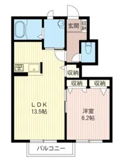ヴァンベールIII(ヴアンベールスリー)【1階】の間取り