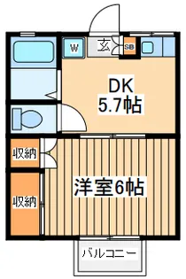 ジェイハイム金井【2階】の間取り