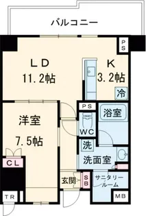 ザ・ハウス豊橋WEST【13階】の間取り