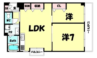 清山荘【2階】の間取り