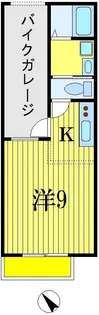ガレージハウス葛城【1階】の間取り