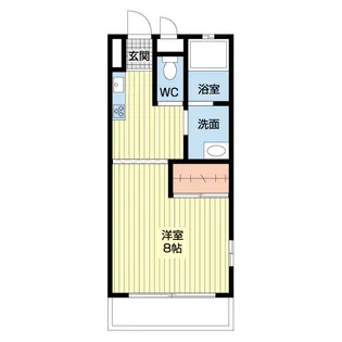 J・クレスト【2階】の間取り