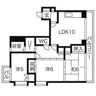 ISハイツ【5階】の間取り