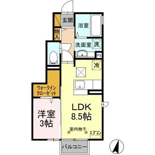 ミヤルーム【1階】の間取り