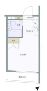 ビアメゾン三井PART22【4階】の間取り