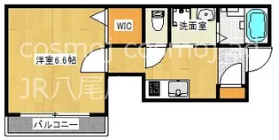 LUCITA久宝寺【3階】の間取り