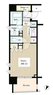 コクヨーレ日本橋【6階】の間取り