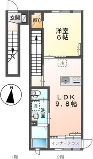 フィオーレ【2階】の間取り
