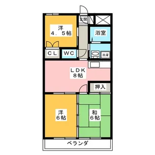 ファイブアイランド 1【3階】の間取り