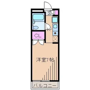 メゾンボヌール菊名B棟【1階】の間取り