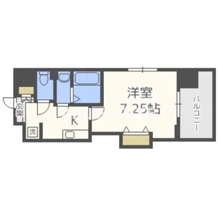 Luxe深江橋【9階】の間取り