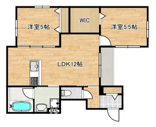 (仮称)諏訪2丁目へーベルメゾン【2階】の間取り