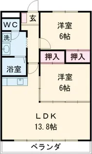 三重県伊賀市上野徳居町【マンション】の間取り