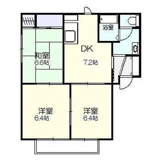 フォーレス都北五番館【2階】の間取り