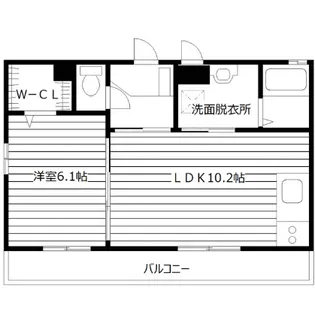ツリータウン【2階】の間取り