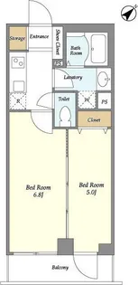 ミュプレ渋谷【1階】の間取り
