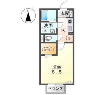 愛知県津島市兼平町1【アパート】の間取り