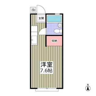 ボートハウス【2階】の間取り