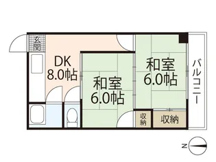 広島県広島市中区光南2【マンション】の間取り