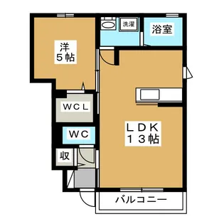 アネックスYVII【2階】の間取り