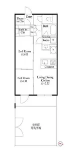 ラ・ミアカーサ東中野【1階】の間取り