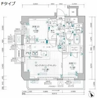 パレステージ西日暮里II【4階】の間取り
