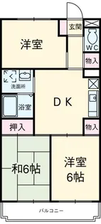 3DKの間取り画像