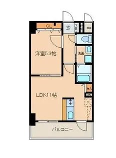 グランデ中村区役所【4階】の間取り