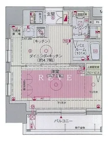 エステムプラザ飯田橋タワーレジデンス【8階】の間取り