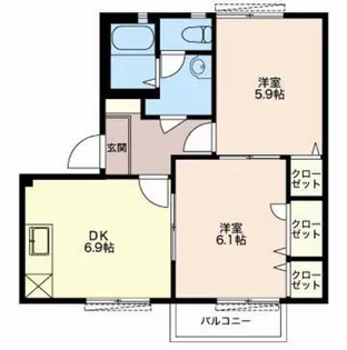 AUBE’02【2階】の間取り
