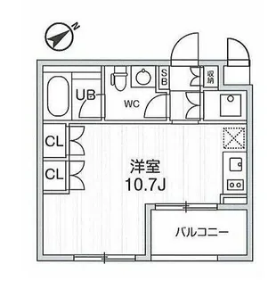 大田西馬込レジデンス【2階】の間取り